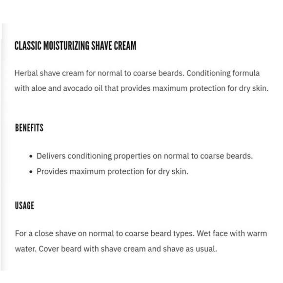 Shaving Cream AMERICAN CREW - Picture 2 of 3